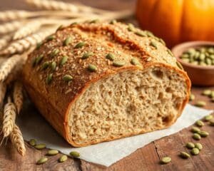 Ambachtelijk speltbrood met pompoenpitten