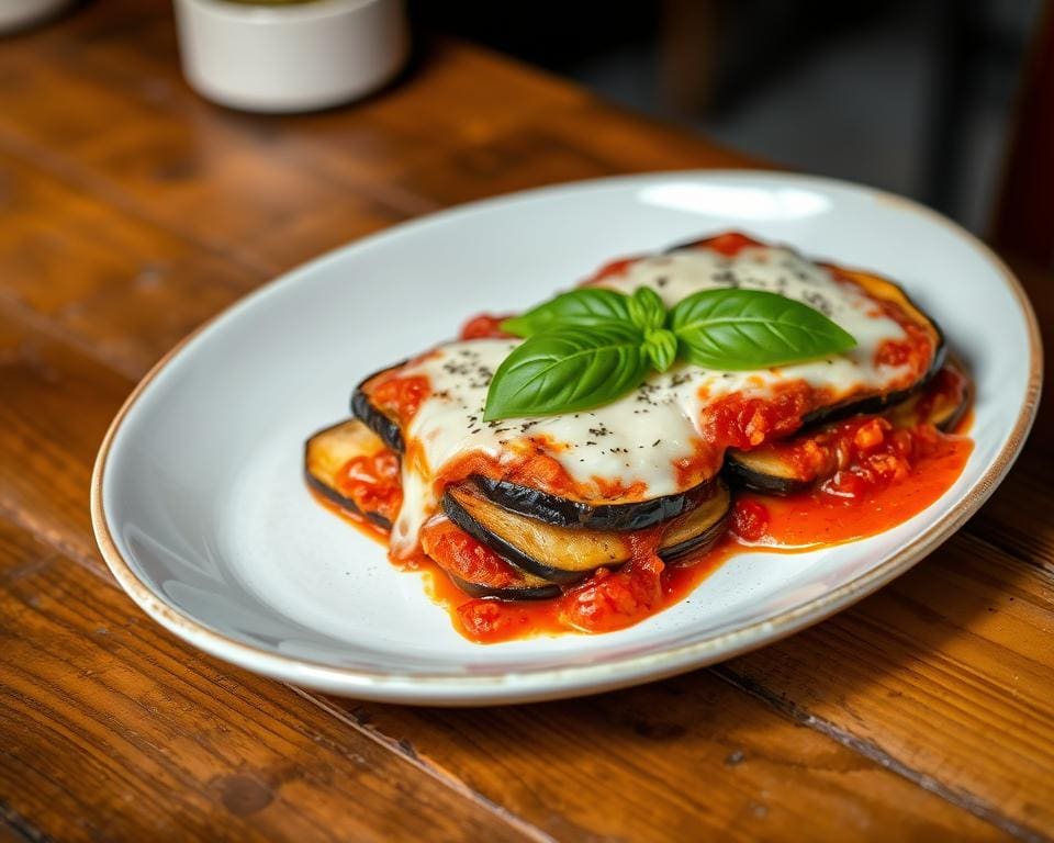 Aubergine parmigiana voor een gezonde maaltijd