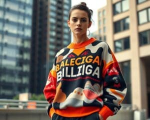 Balenciaga oversized truien: Voor een gedurfde, comfortabele look