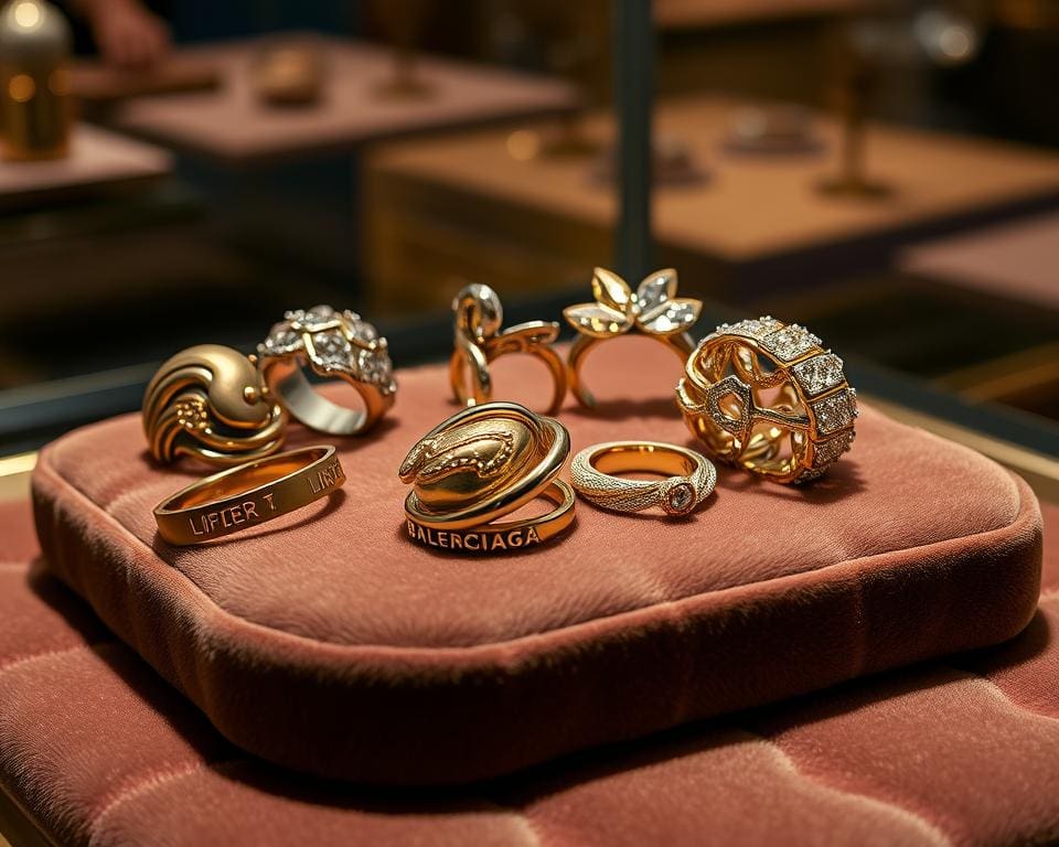 Balenciaga ringen: Gedurfde ontwerpen voor stijlvolle accenten