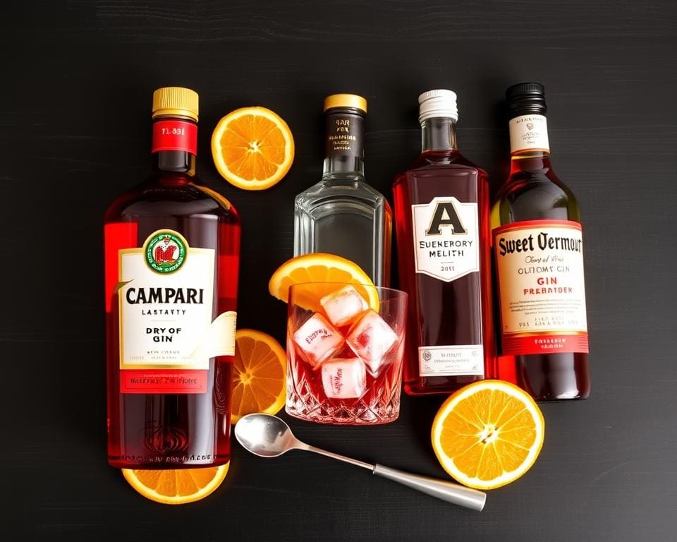 Belangrijke ingrediënten van de Classic Negroni