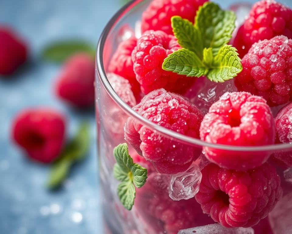 Bevroren frambozen voor Frozen Raspberry Daiquiri