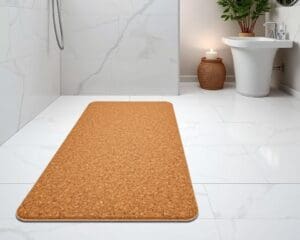 Douchematten met een unieke kurklaag voor comfort