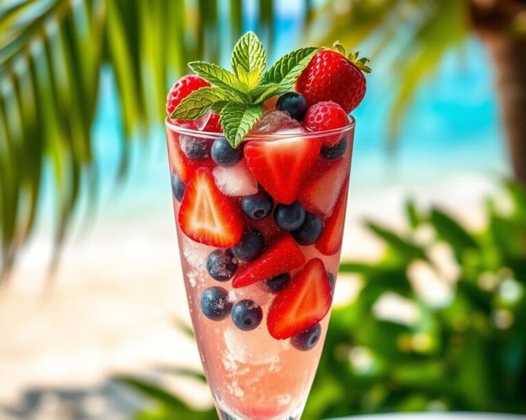 Frozen Berry Mojito: Zoet, fris en verfrissend