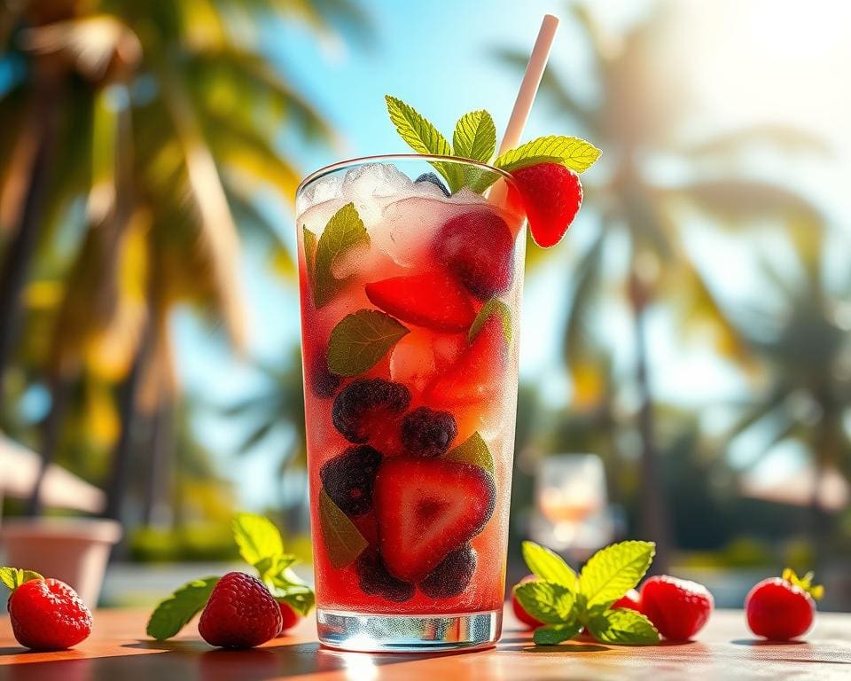 Frozen Berry Mojito zomer