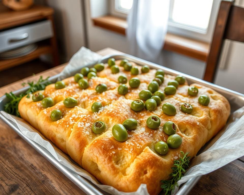 Gezonde focaccia