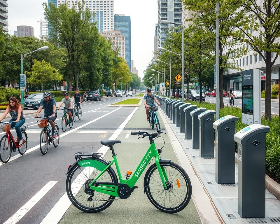 Hoe helpen slimme fietsen bij stadsvervoersuitdagingen?