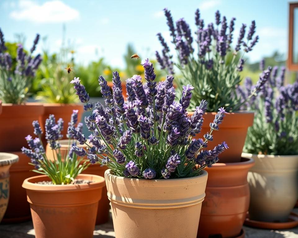 Hoe kweek je lavendel in potten?