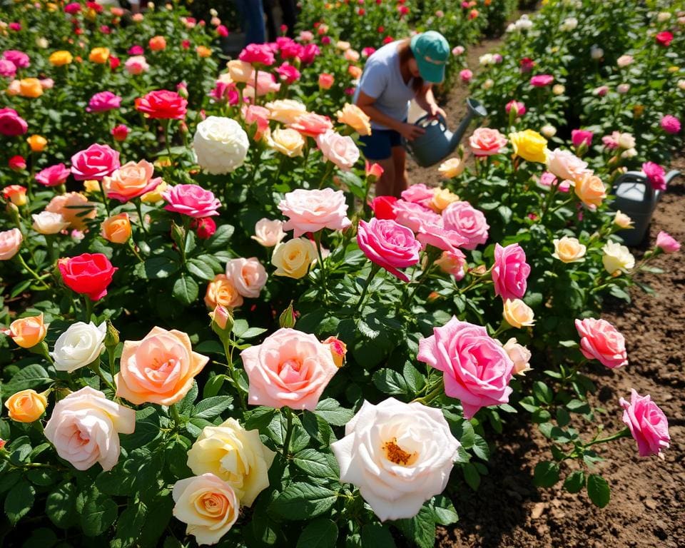 Hoe verzorg je rozen voor een rijke bloei?