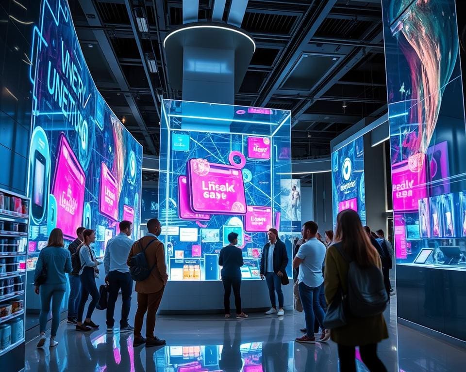 Hoe werken holografische displays in marketing?