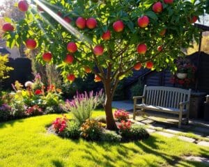 Kun je een sierappel in een kleine tuin planten?