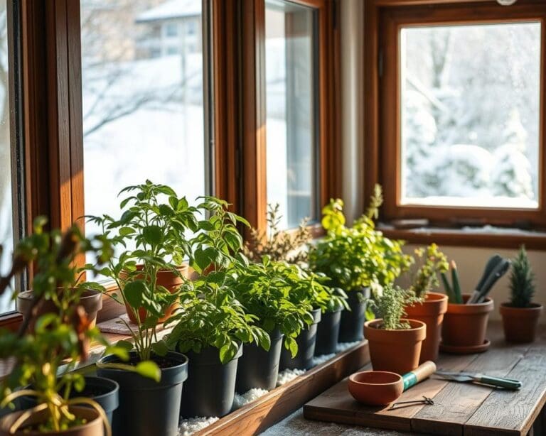 Kun je kruiden kweken in de winter?