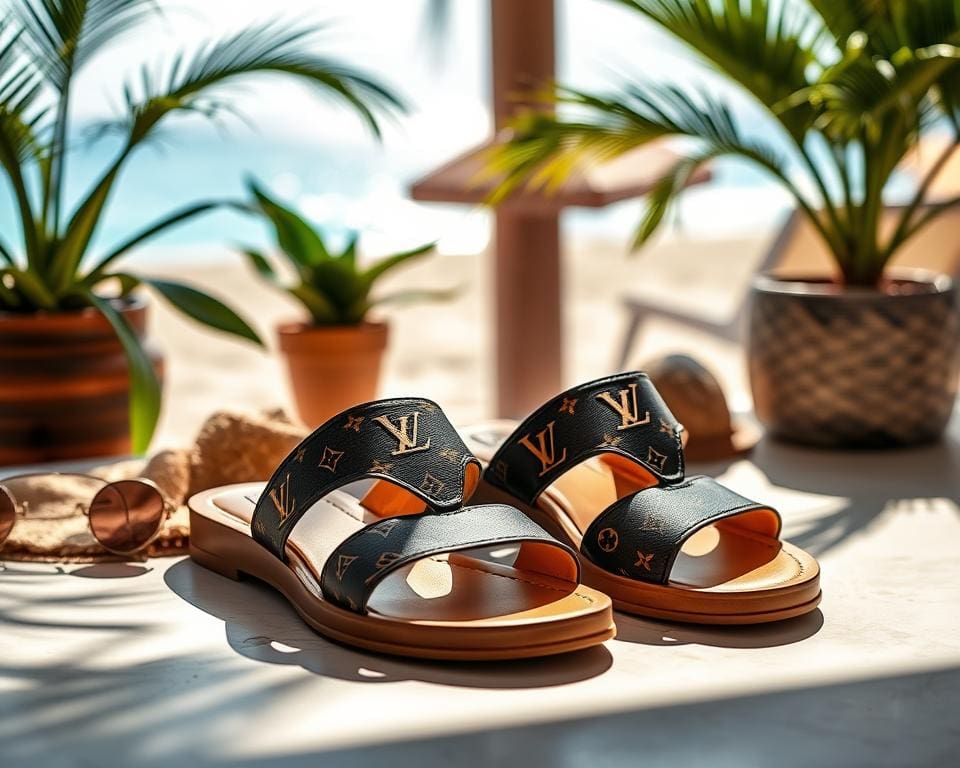 Louis Vuitton sandalen: Luxe comfort voor zomerse uitstapjes