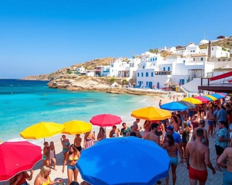 Mykonos: strandfeesten en rustieke dorpen