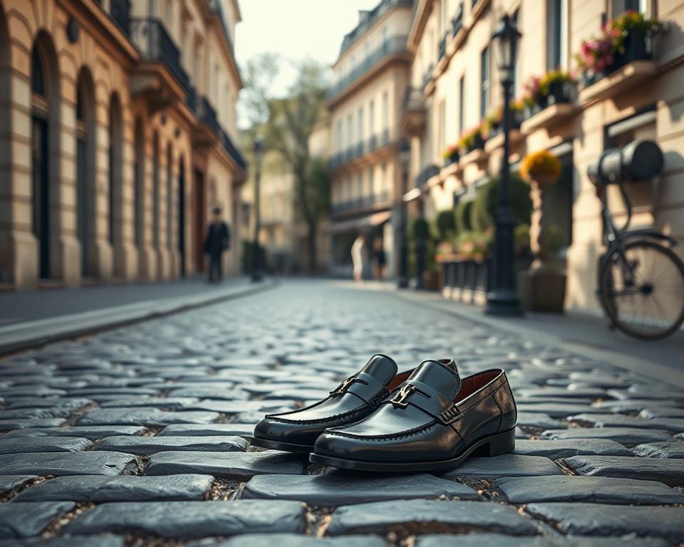 Parijse stijl met Saint Laurent loafers