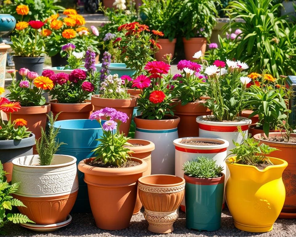 Plantenpotten voor buiten