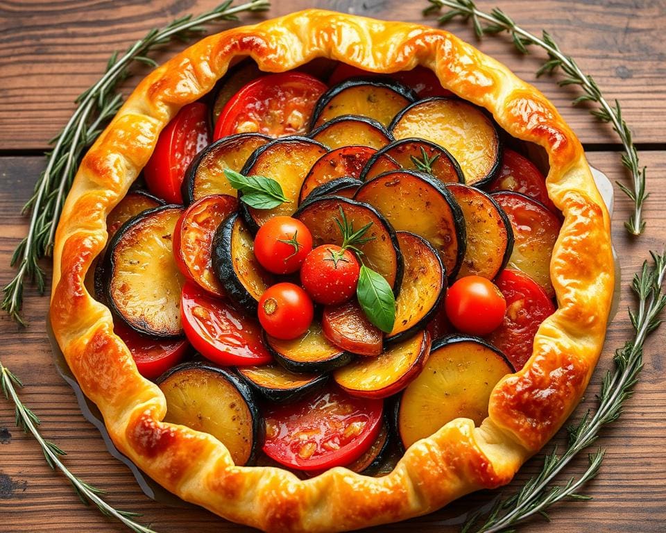 Provençaalse smaken in Ratatouille tarte tatin