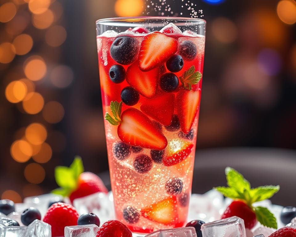 Sparkling Berry Punch: Een cocktail vol bessen