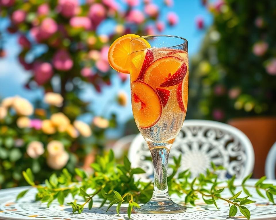 Sparkling Sangria met zomers fruit