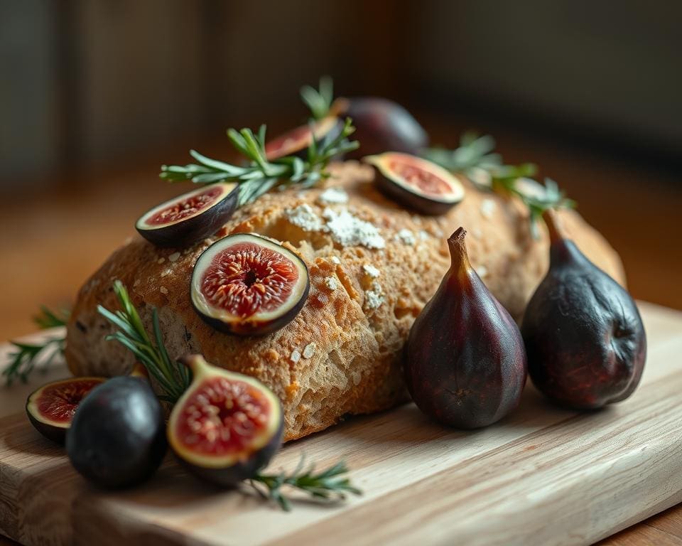 Speltbrood met vijgen en rozemarijn