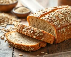 Volkorenbrood met havermout en zonnebloempitten