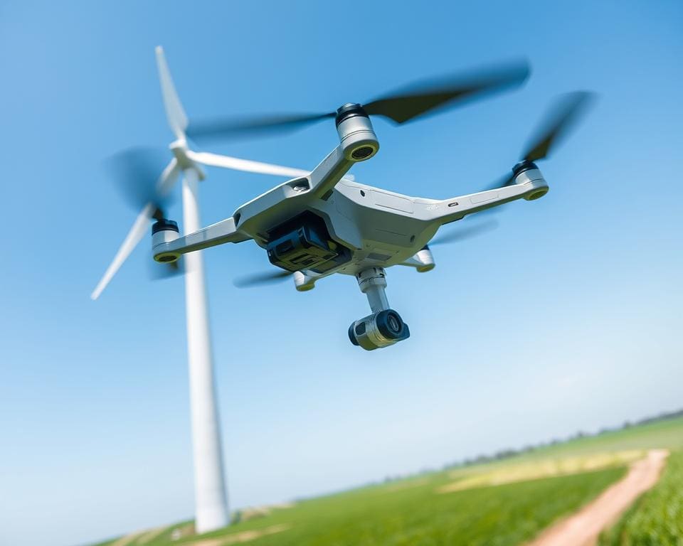 Wat maakt drones nuttig voor inspectie van windturbines?