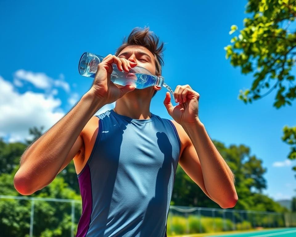 Water drinken voor betere sportprestaties