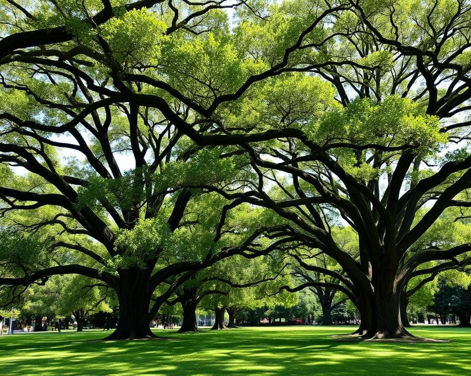 Welke bomen bieden het meeste schaduw?