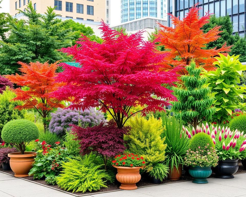 Welke bomen zijn geschikt voor een stadstuin?