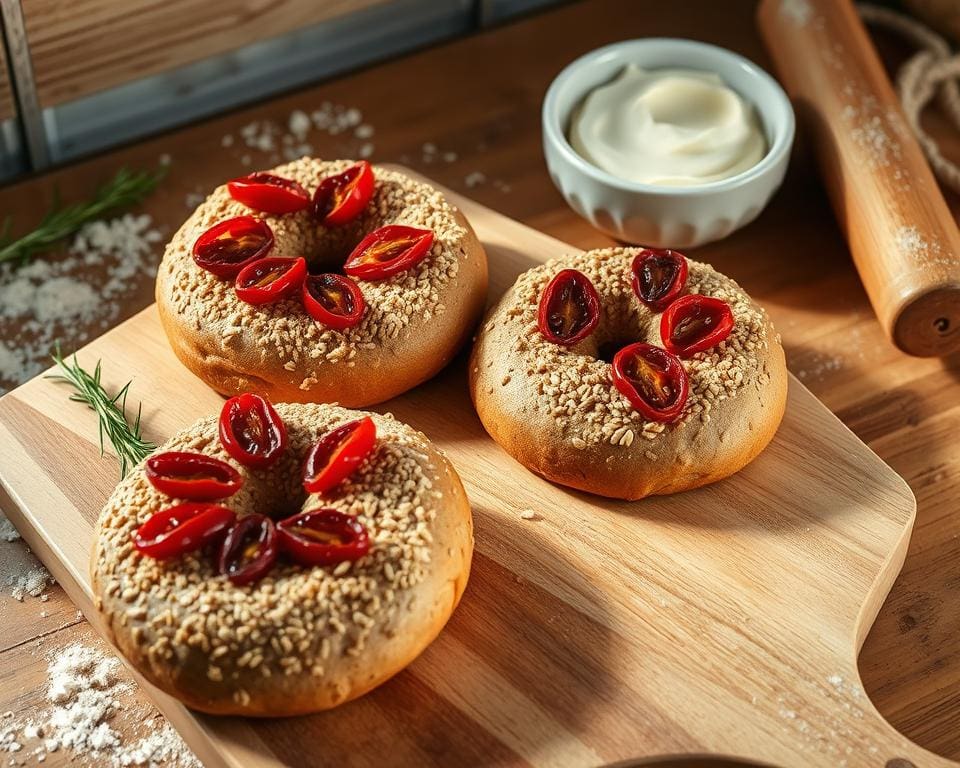 Zelfgemaakte bagels