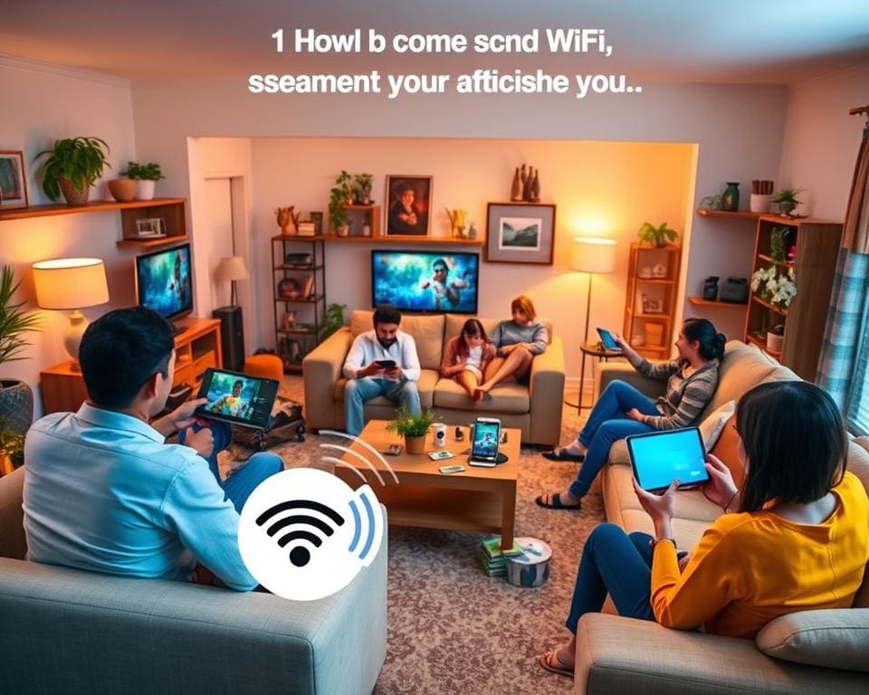 betere dekking dual-band WiFi in drukke huishoudens