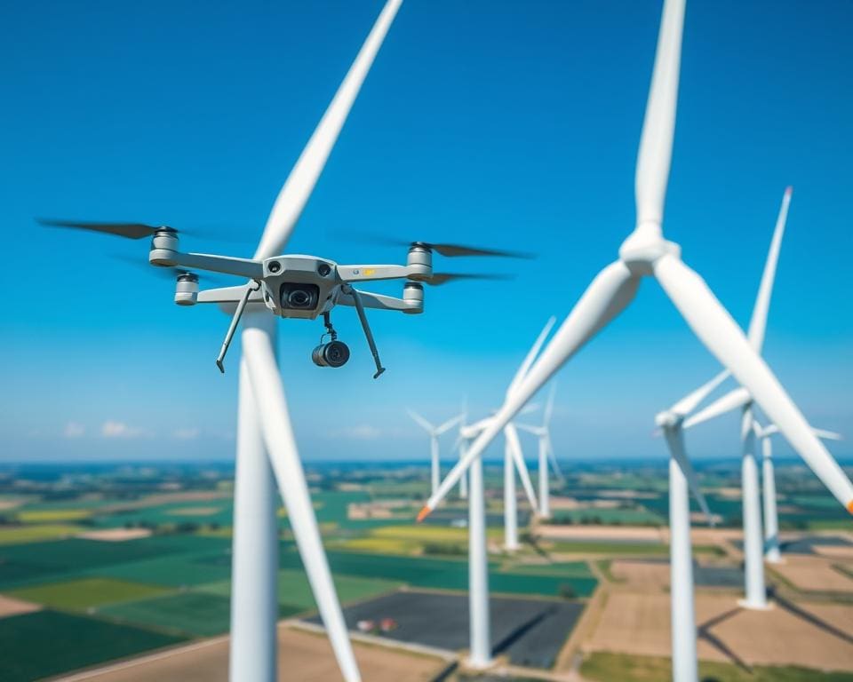 inspectie van windturbines met drones