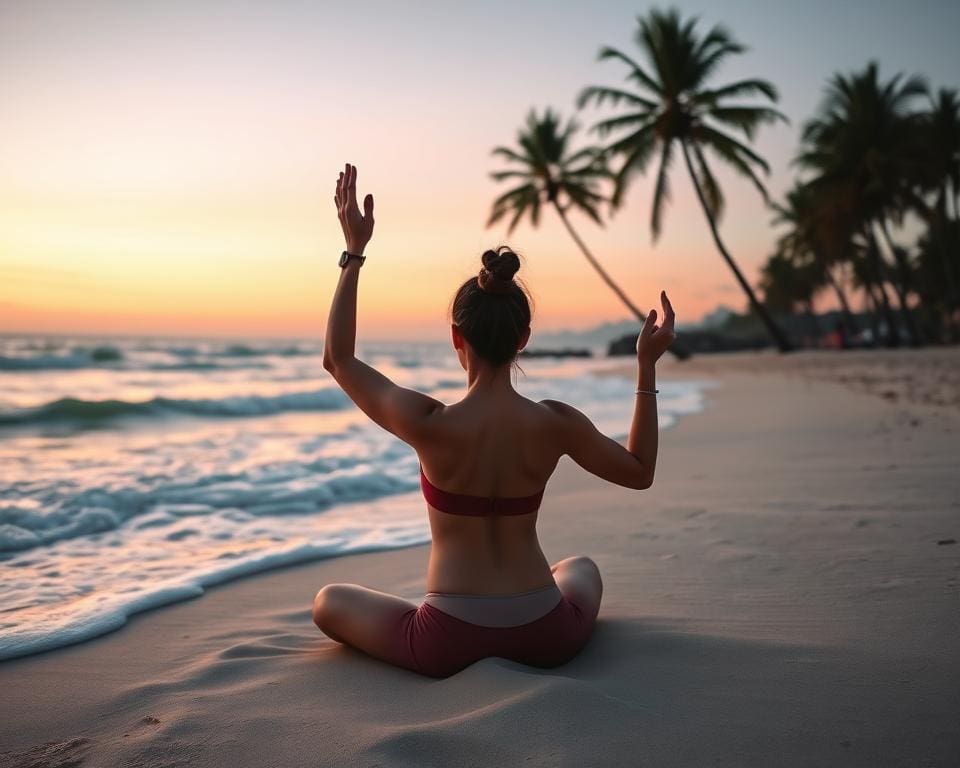 stress verminderen met yoga