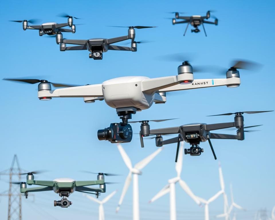 type drones gebruikt in energie-inspecties