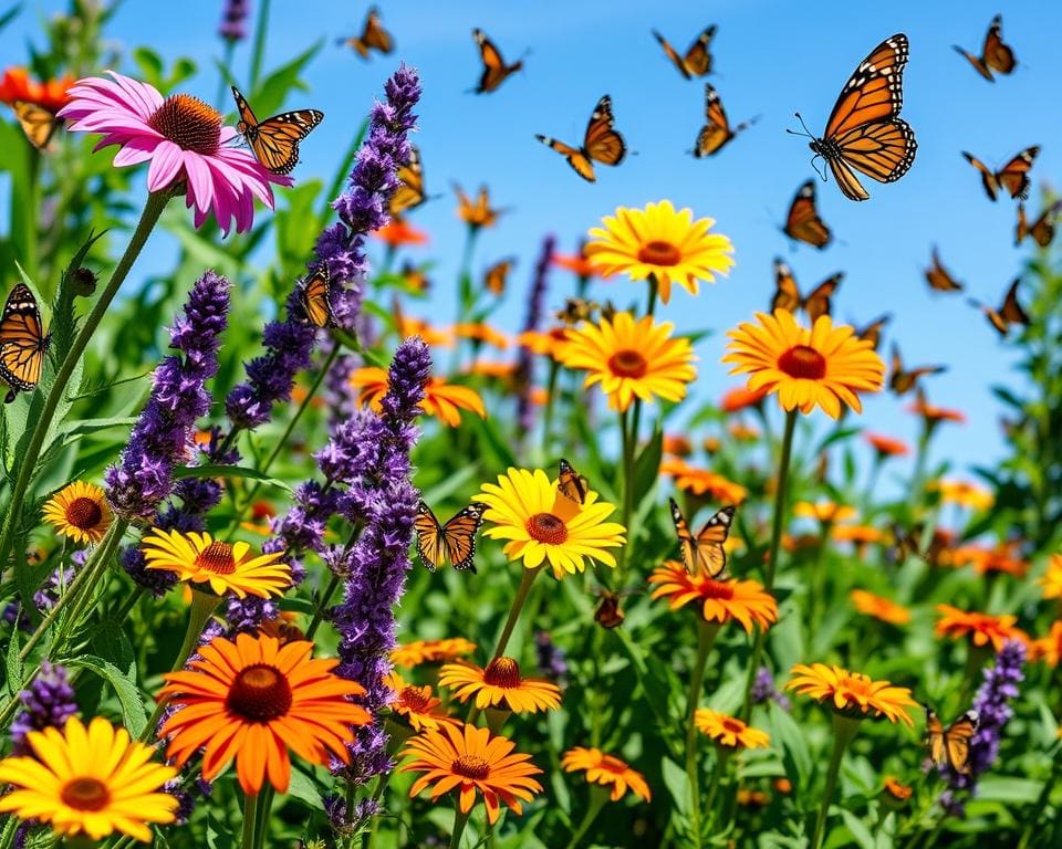 vlindervriendelijke bloemen voor de tuin