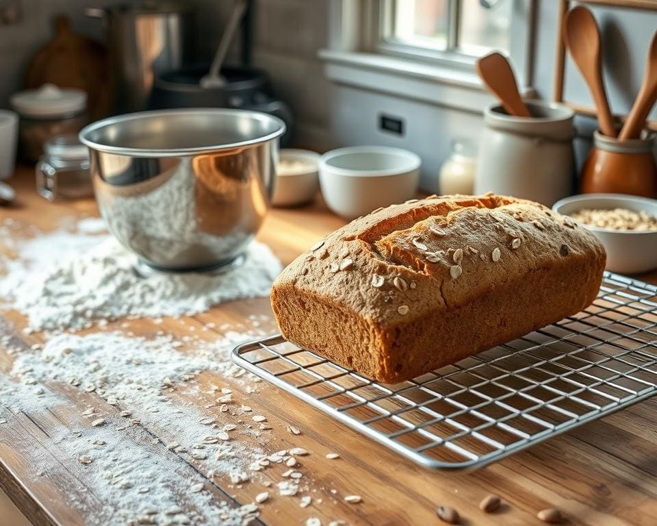 volkorenbrood bakken