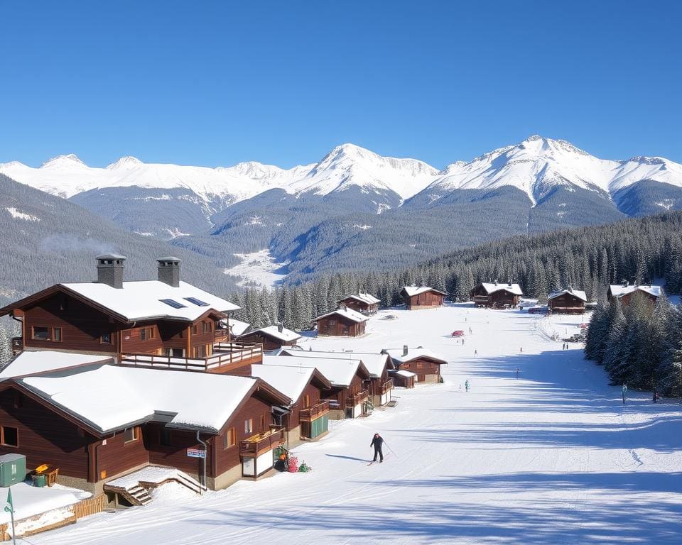 Champéry: Zwitsers skiën in sereniteit