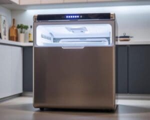 Compacte diepvrieskast met LED-verlichting: handig en helder