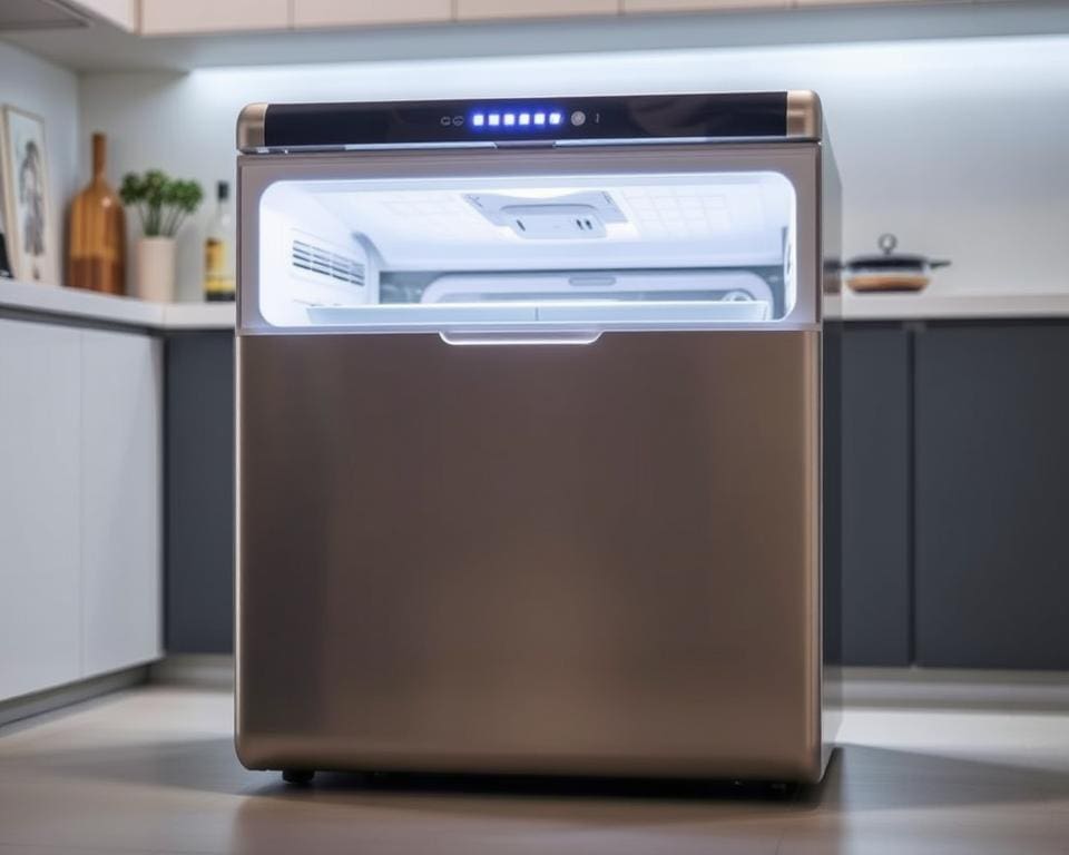 Compacte diepvrieskast met LED-verlichting: handig en helder