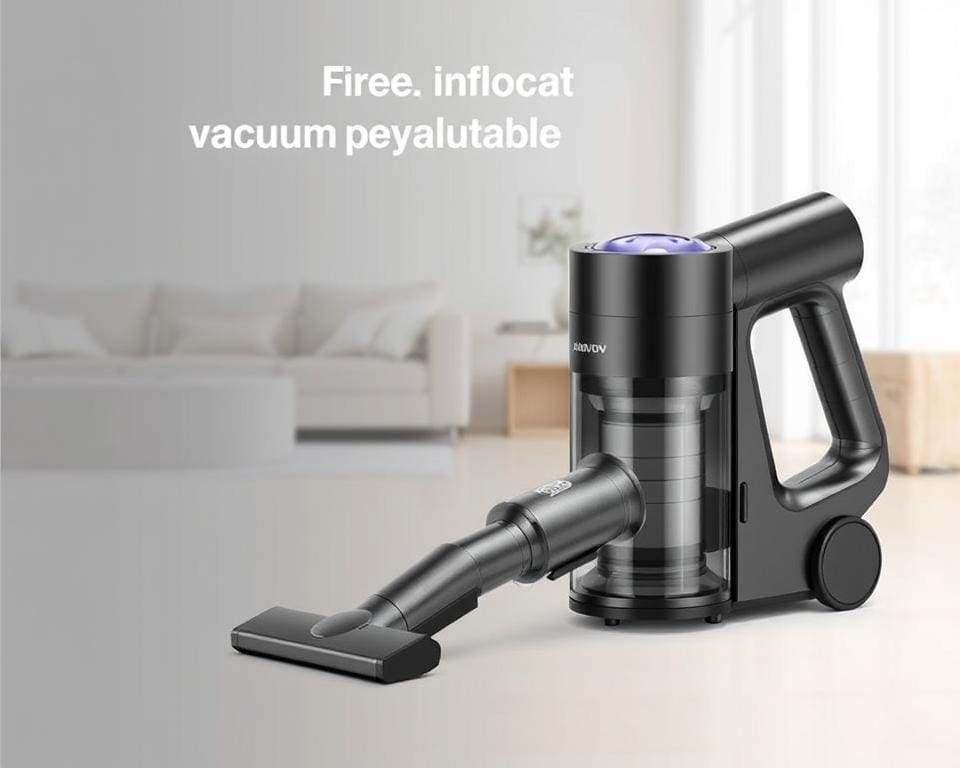 Compacte stofzuiger met cyclonische technologie: krachtig en klein