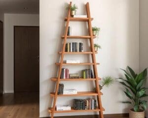 Design boekenrek in ladderstijl: opvallend en praktisch