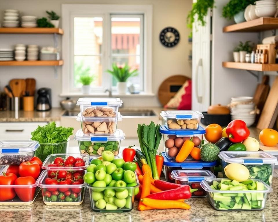 Efficiënte voedselvoorbereiding voor drukke weken