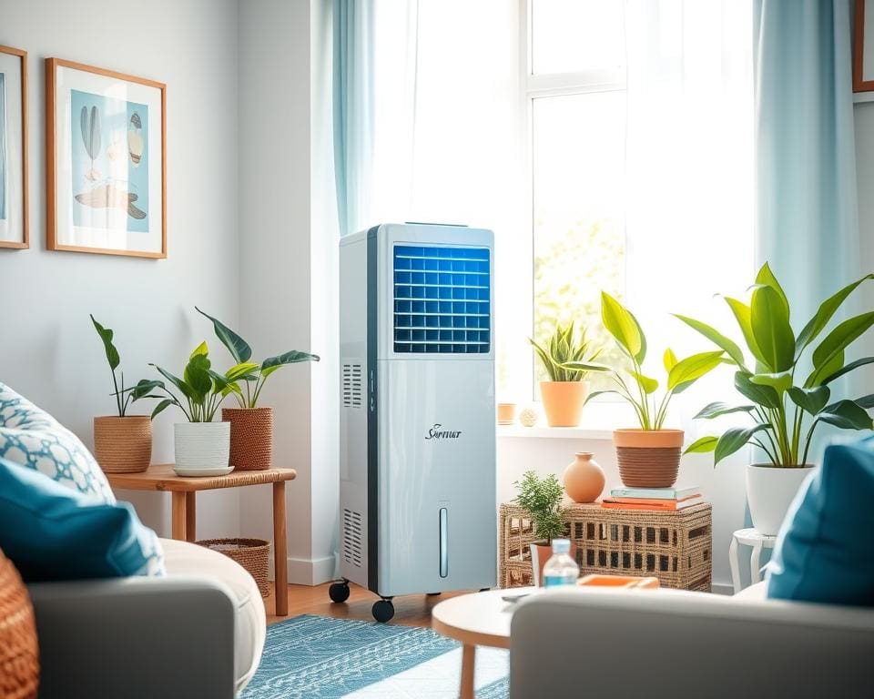 Elektrische aircooler voor de zomer: koel en comfortabel