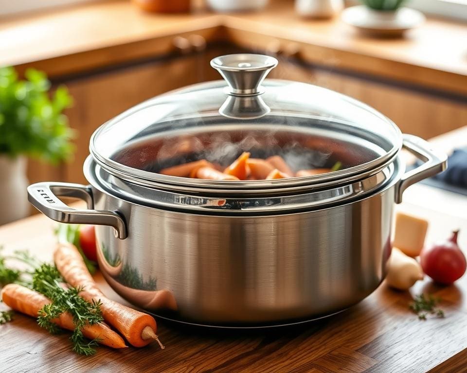 Elektrische braadpan met glazen deksel: ideaal voor stoofgerechten