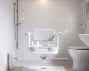 Elektrische douchestoel met verstelbare hoogte: veiligheid en gemak