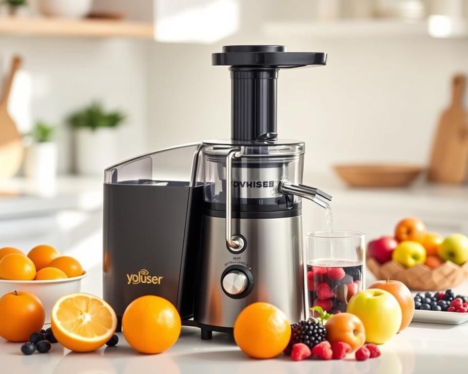 Elektrische fruitpers met pulpcontrole: gezond en makkelijk