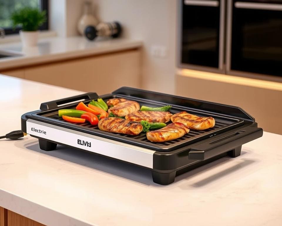 Elektrische grill met anti-aanbaklaag: gezond grillen