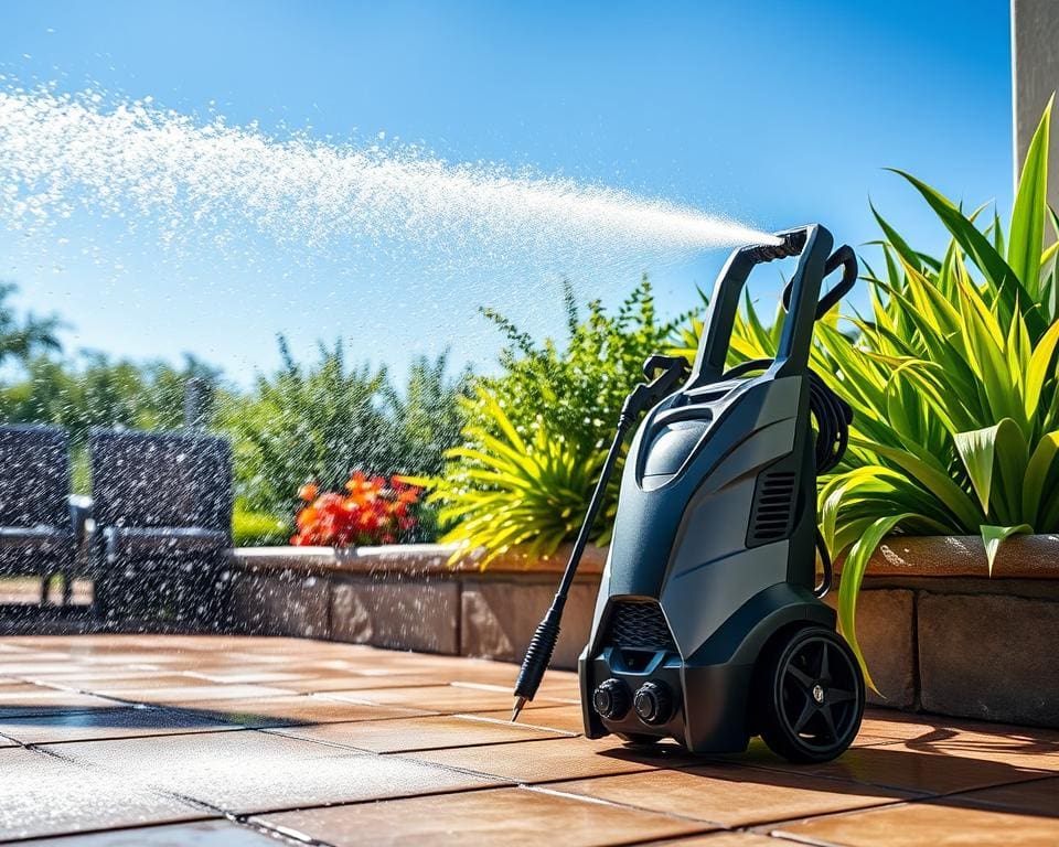 Elektrische hogedrukreiniger: krachtig schoonmaken buiten