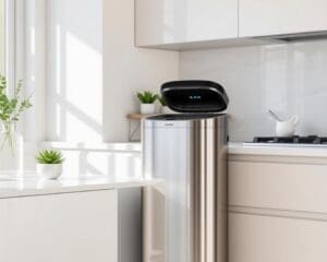 Elektrische prullenbak met sensor: hygiënisch gemak