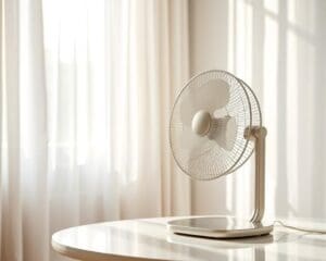 Elektrische tafelventilator met oscillatie: frisse lucht overal